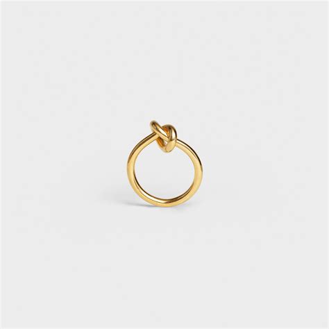 celine knot ring gold|Celine.